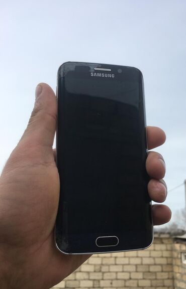 samsung e400: Samsung Galaxy S6 Edge, 32 GB, rəng - Göy, Barmaq izi