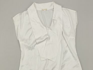 białe bluzki z bufiastymi rękawami: Блуза жіноча, L, стан - Хороший