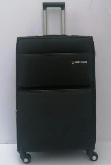 Putni koferi i torbe: Reddy Wenge kofer na točkiće – tekstilni, crne boje - Dimenzije — 4