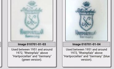 Kuhinjski setovi: Setovi za dvoje 1951-1972g.Hartporzellan Nemacka. Setovi perfektno — 15