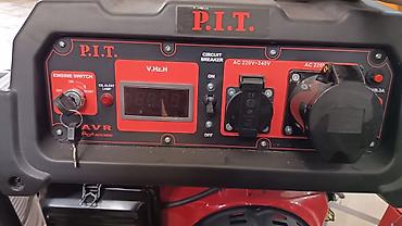 su cəkən masin: P.I.T. PGE5500-G benzin generatoru - Güc: 5 500 W - Gərginlik — 2