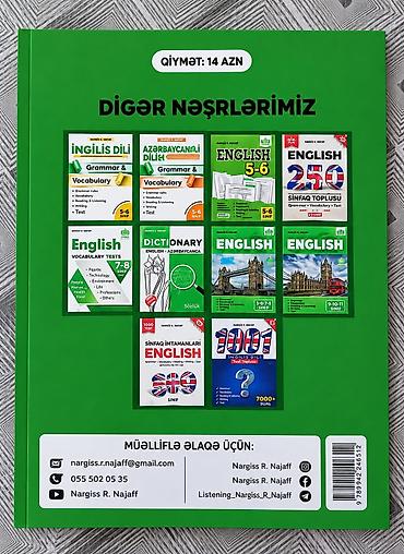 Kitablar və jurnallar: Məhsul: İngilis dili üzrə tədris və test vəsaitləri (2 kitab) 1) — 4