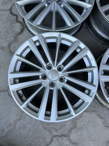 Диски: Литые Диски R 17 Subaru, Комплект, отверстий - 5, Б/у — 4