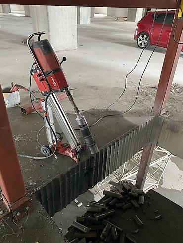 daye işleri: Beton və kərpicdə almaz karotla dəlik açma xidməti - Su ilə soyudulan — 5