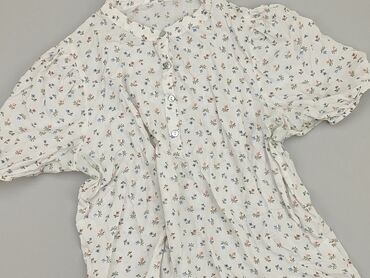 białe bluzki z falbankami na rękawach: Bluzka Damska, L, stan - Idealny
