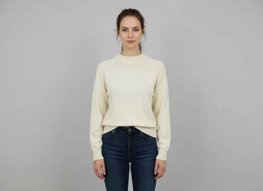 wełniany sweter: Milano, Sweter damski, rozmiar L