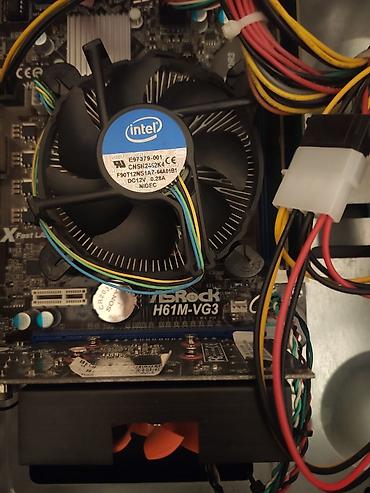 Masaüstü kompüterlər və iş stansiyaları: Xüsusiyyətləri: Ana plata-Asrock H61M-VG3 DDR3 Processor-Intel Core i3 — 4