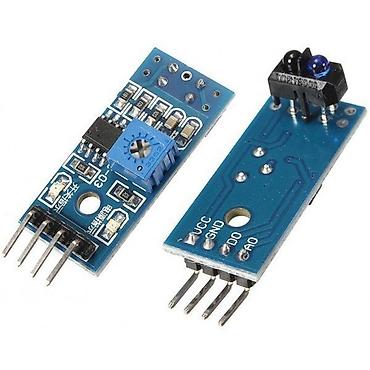 Автозапчасти: TCRT5000 Təkli Sensor Kartı - İnfraqırmızı (IR) alıcı-verici cütü ilə — 3