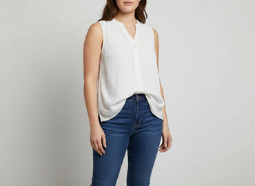 bluzki letnie plus size: Bluzka damska, rozmiar 3XL