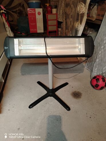 УАЗ: Elektrik şüa radiatoru (qızdırıcı) – şaquli dayaqlı model - Geniş