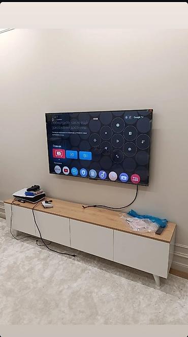 Телевизоры: Телевизор Smart TV с крупной диагональю (около 55–65"), тонкими — 7