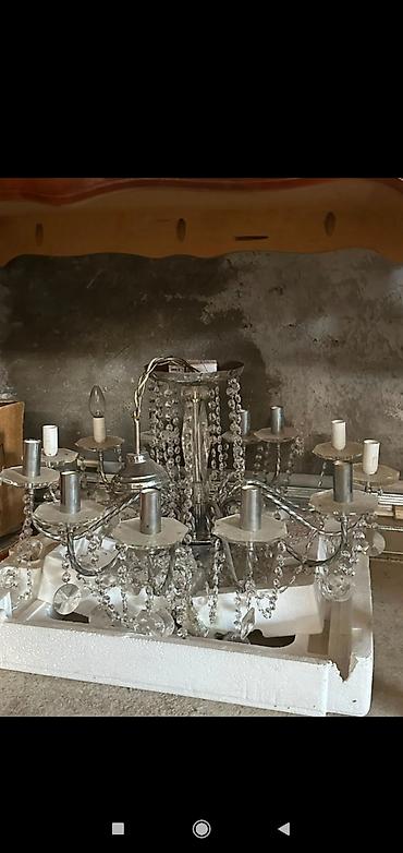 dovşan şəkili: Çılçıraq, 10 və daha çox lampa, Metal — 2