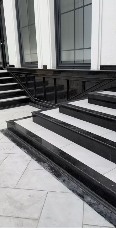 Фасадные плиты Сары-Таш (Травертин): Сары Таш • Гранит • Мрамор Баардык түрүн орнотобуз – каалаган дизайнда — 4