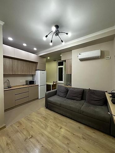 гараж ахунбаева: 1 бөлмө, 43 м², Политех Элитка, 8 кабат, Жаңы ремонт — 2