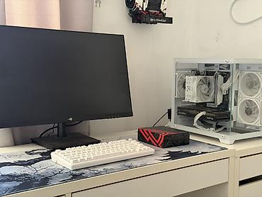 pc case: Игровой ПК с прозрачной боковой панелью + монитор и клавиатура с — 2