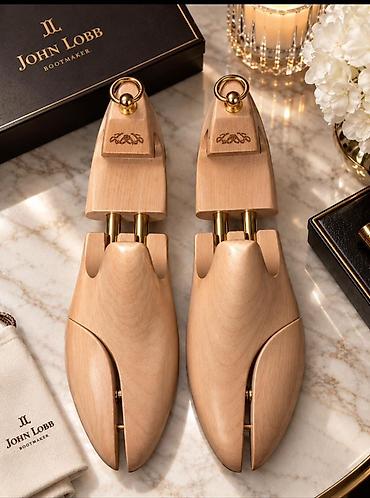 Məişət kimyəvi maddələri: John Lobb taxta shoe tree (cüt) - Material: yüksək keyfiyyətli ağac; — 2