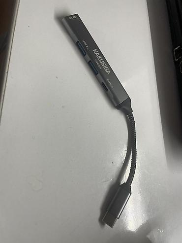 Masaüstü kompüterlər və komponentlər: KAKUSIGA USB-C Hub/Adapter - USB-C girişli noutbuk və planşetlər üçün — 1