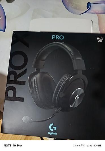 Kompüter aksesuarları: Logitech G Pro X oyun qulaqlığı - Blue VO!CE dəstəyi olan çıxarıla — 2
