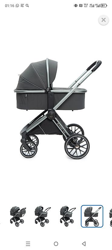 Коляски: Коляска, цвет - Черный, Б/у — 5