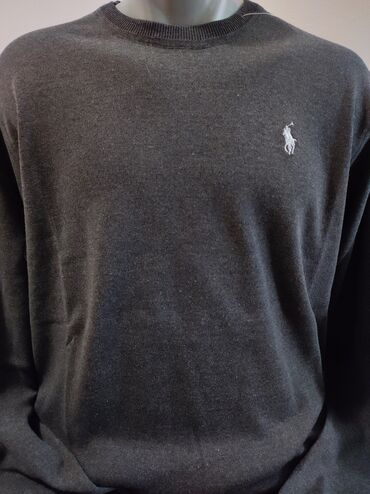 Džemperi: Džemper, Ralph Lauren, bоја - Siva, Pamuk — 3