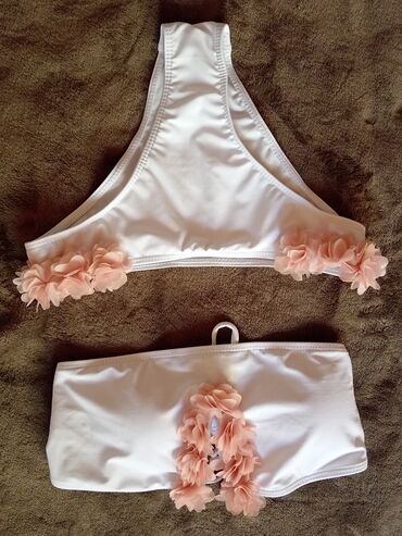 takko kupaći kostimi: S (EU 36), Lycra, Single-colored, color - White