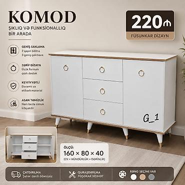 Komodlar: KOMOD – şıklıq və funksionallıq bir arada - Geniş saxlama: 2 qapılı — 1