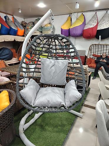 Bağ və bostan üçün digər məhsullar: Kokon Yellənçək. Kokon. Həsir Yelləncək. Yüksək keyfiyyət. Komfort — 4