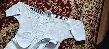 адидас баку: Adidas ağ rəngli cüdo kimono dəsti - Brend: Adidas - Komplekt: üst — 2