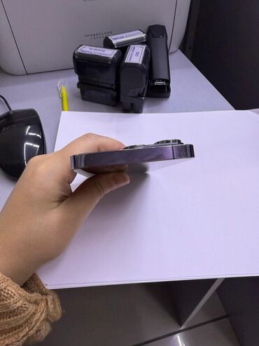 Apple iPhone: IPhone 14 Pro, 256 GB, Deep Purple, Simsiz şarj, Face ID, Sənədlərlə — 6