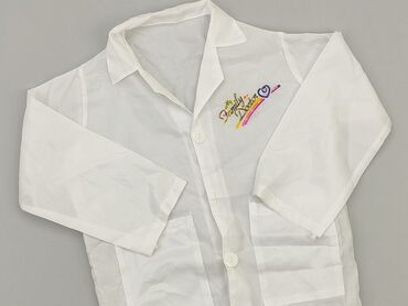 długa biała koszula sukienka: Koszula 10 lat, stan - Bardzo dobry, wzór - Print, kolor - Biały