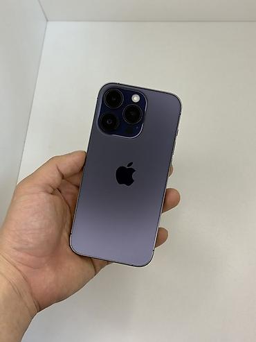 Apple iPhone: IPhone 14 Pro, Б/у, 256 ГБ, Deep Purple, 80 % — 1