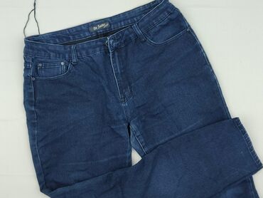 dżinsy dla puszystych z wysokim stanem: Jeansy damskie, 2XL