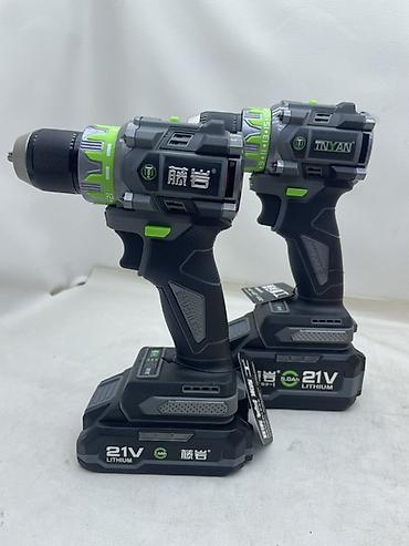 Аккумуляторные бесщеточные шуруповёрты TNYAN 21V - Питание