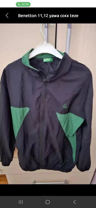 Kurtkalar: Kurtka, Uniseks, 10 - 12 yaş, Benetton — 1