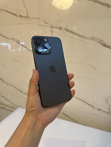Apple iPhone: IPhone 15 Pro Max, цвет — чёрный/тёмно‑серый (Titanium Black) — 1