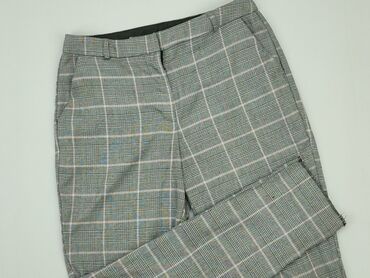 białe dzianinowe spodnie: Material trousers, F&F, M (EU 38), condition - Very good