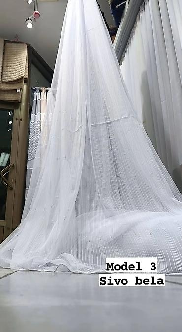Zavese i draperije: Zavese – dekorativni veo od lagane, providne tkanine - Model 3: fino — 11