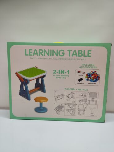 Игрушки: Конструктор, стол, стульчик. качественный набор для развития ребенка