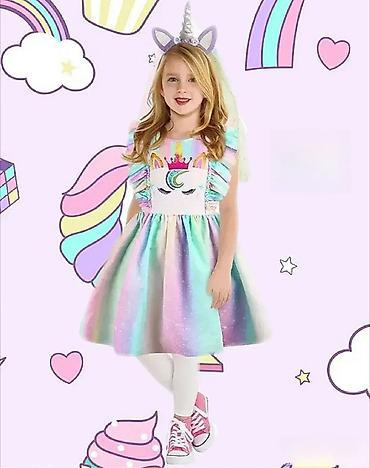 letnje: Jednorog kostim za devojčice 🦄💖 Dobrodošli u Davidov shop online — 1