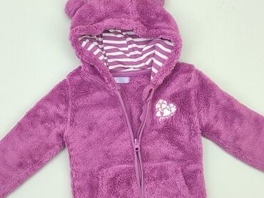 sweterek dziewczęcy rozpinany: Sweatshirt, 1.5-2 years, 86-92 cm, condition - Very good