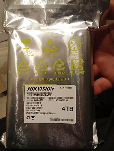 HIKVISON 4tb HDD tam işlək lalafo.az -da HIKVISON 4tb HDD tam işlək