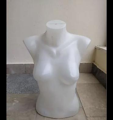 manken başı: Qadın, Plastik, plastmas, Ağ — 1