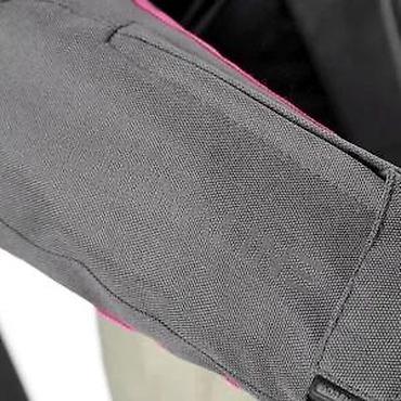 singl ploce: Ženska moto jakna Adrenaline – siva sa pink detaljima - Materijal — 10