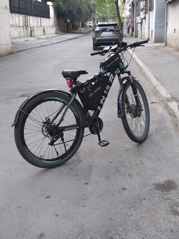 28 lik velosiped: İşlənmiş Elektrik velosipedi Anmier, 29", sürətlərin sayı: 7, 500-750 Vt