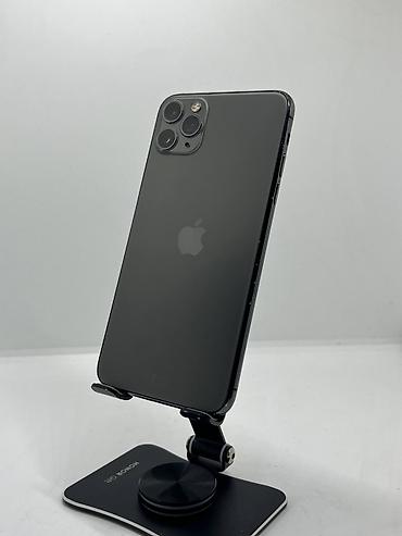 apple zone: IPhone 11 Pro Max, Б/у, 256 ГБ, Черный, Защитное стекло, Чехол, 72 % — 2