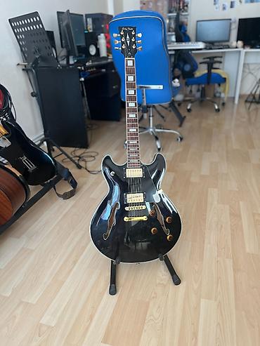 Gitaralar: Harley Benton HB-35 Plus (Black) — satılır Epiphone ES-335 tipli — 2