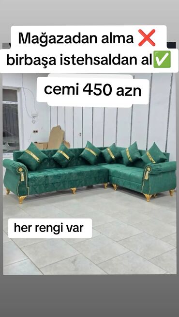 tək divan satışı: Künc divan, Yeni, Pulsuz çatdırılma