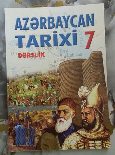 7ci sinif azərbaycan tarixi dərslik: Azərbaycan tarixi 7-ci sinif . Yazısı cırığı yoxdur