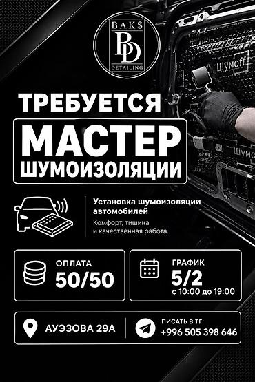 Требуется Детейлер - Шумоизоляция, Процент от дохода