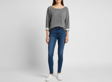 trampki biale h m: H&M Divided, Women`s sweatshirt, size XS